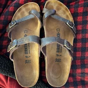 Birkenstock Mayari sandals.